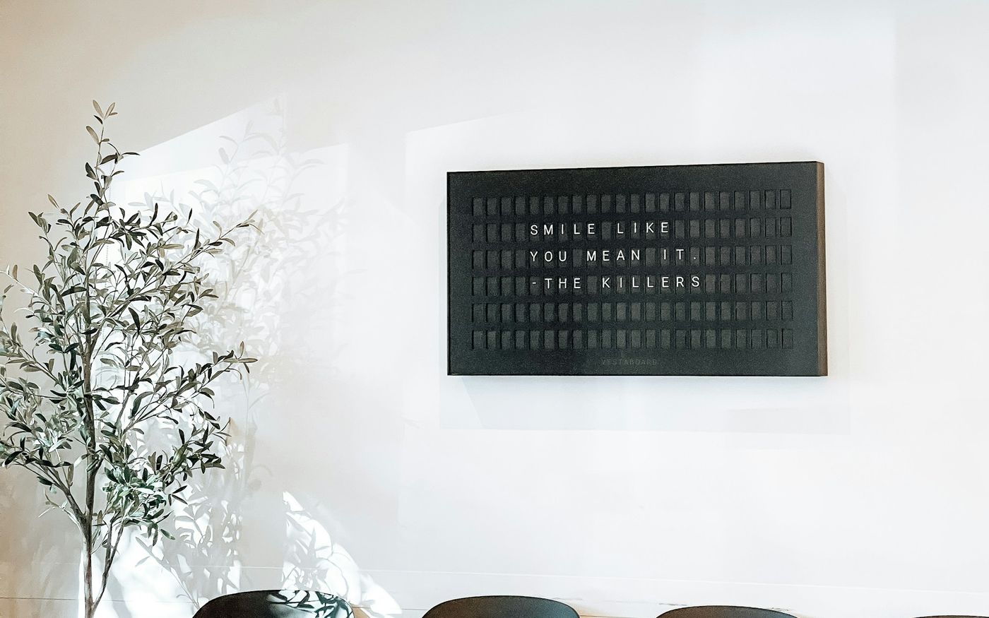 A modern clinic waiting area
